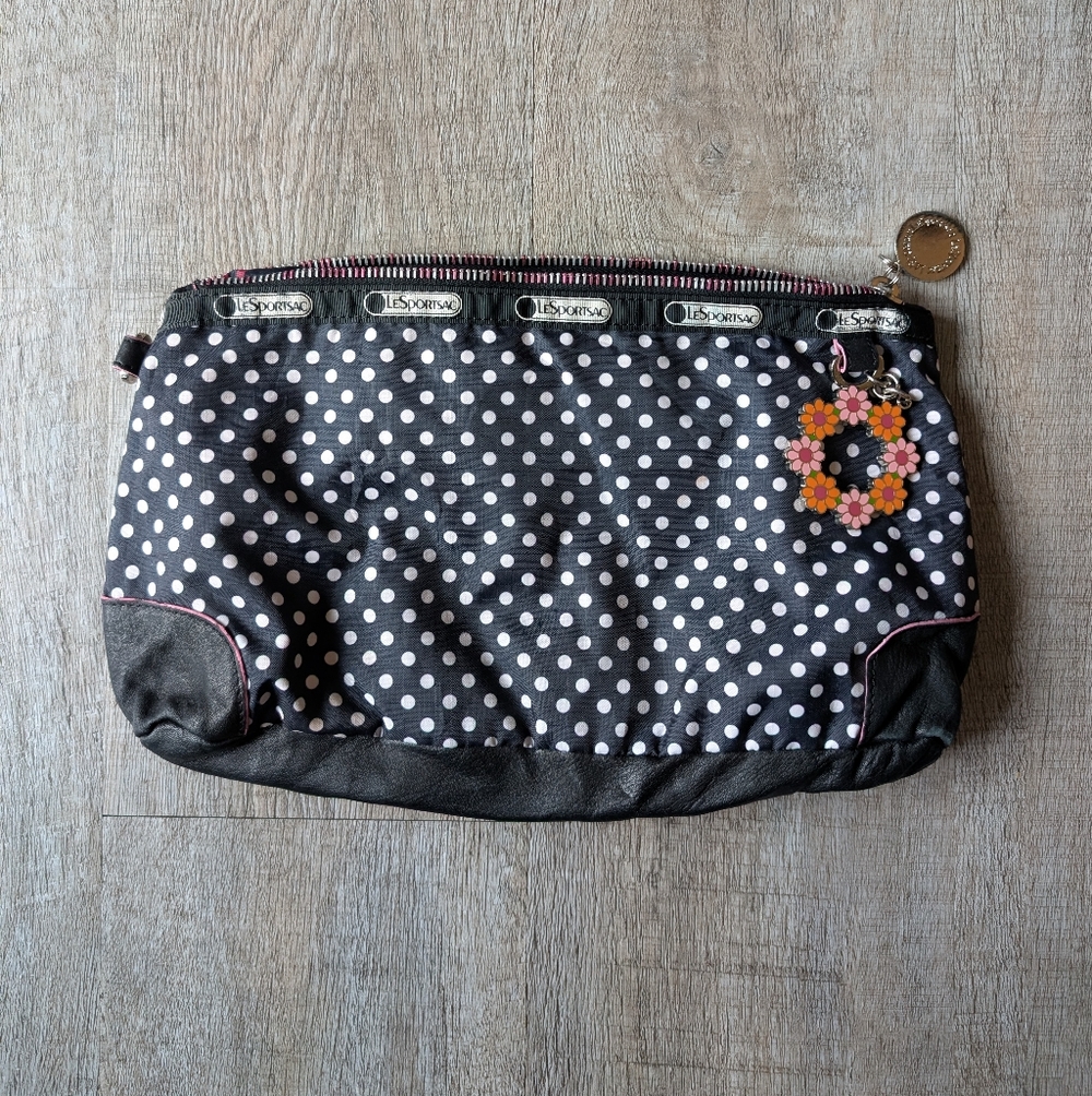 LeSportsac x The OC The Valley Makeup Bag Clutch Y2K Rare 2006